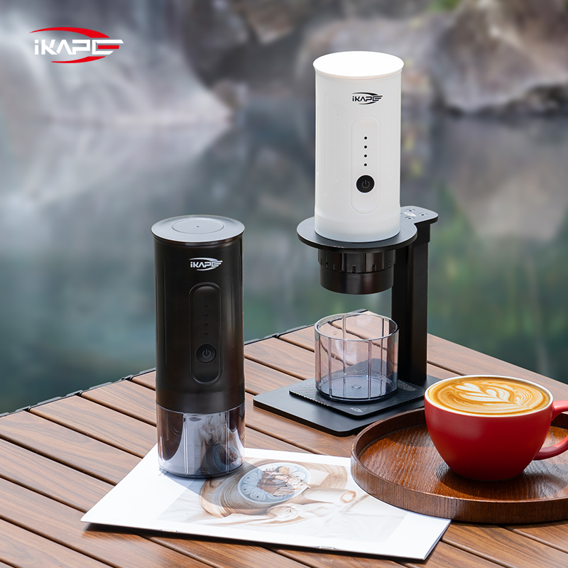 Coffee Equipment Set - IKAPE Tragbare Kaffeemaschine Kapo K1/Kaffeekapsel 2-in-1