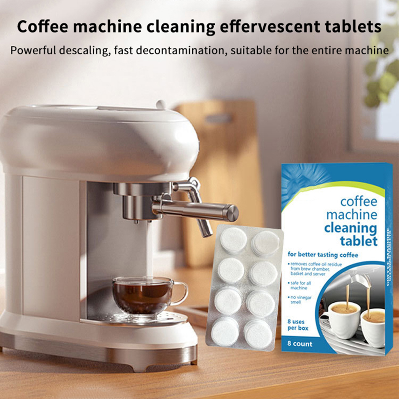 Backflush Tablet Cleaner - Reinigungstabletten für Espressomaschinen, Entkalkungsmittel, Rückspülreiniger, Ölfleckenentferner