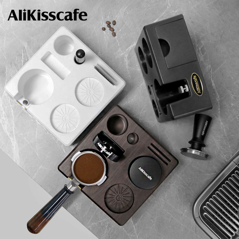 Coffee Equipment Set - AliKisscafe Kaffee Tamping Station Siebträger Halter