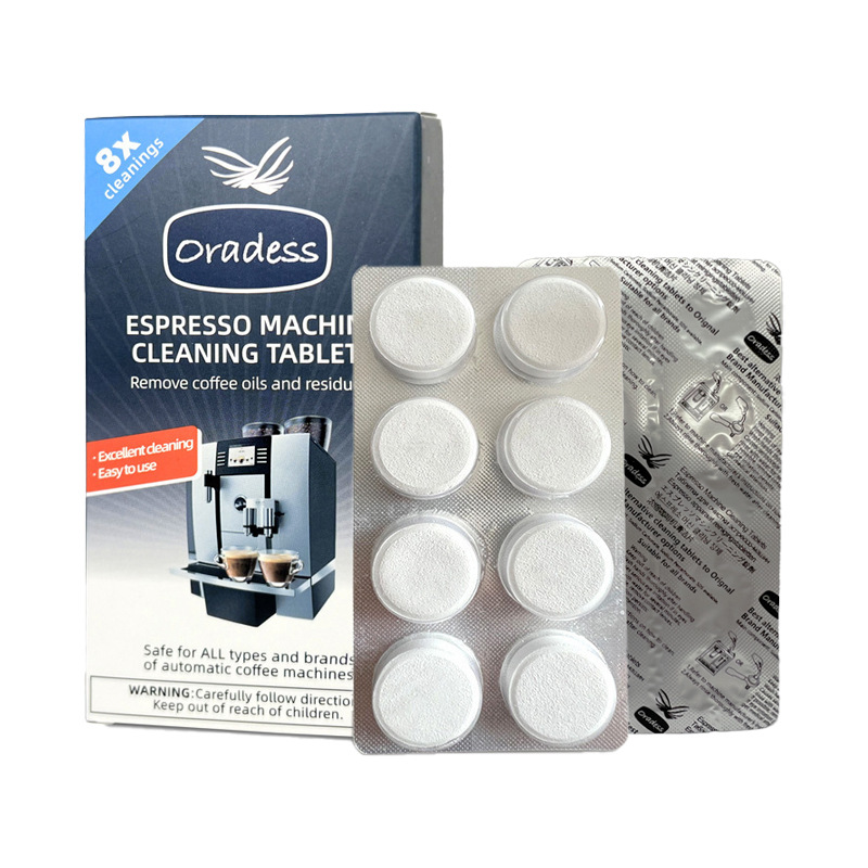 Backflush Tablet Cleaner - Reinigungstabletten für Espressomaschinen, Entkalkungs- und Rückspülölentferner-Lösung,