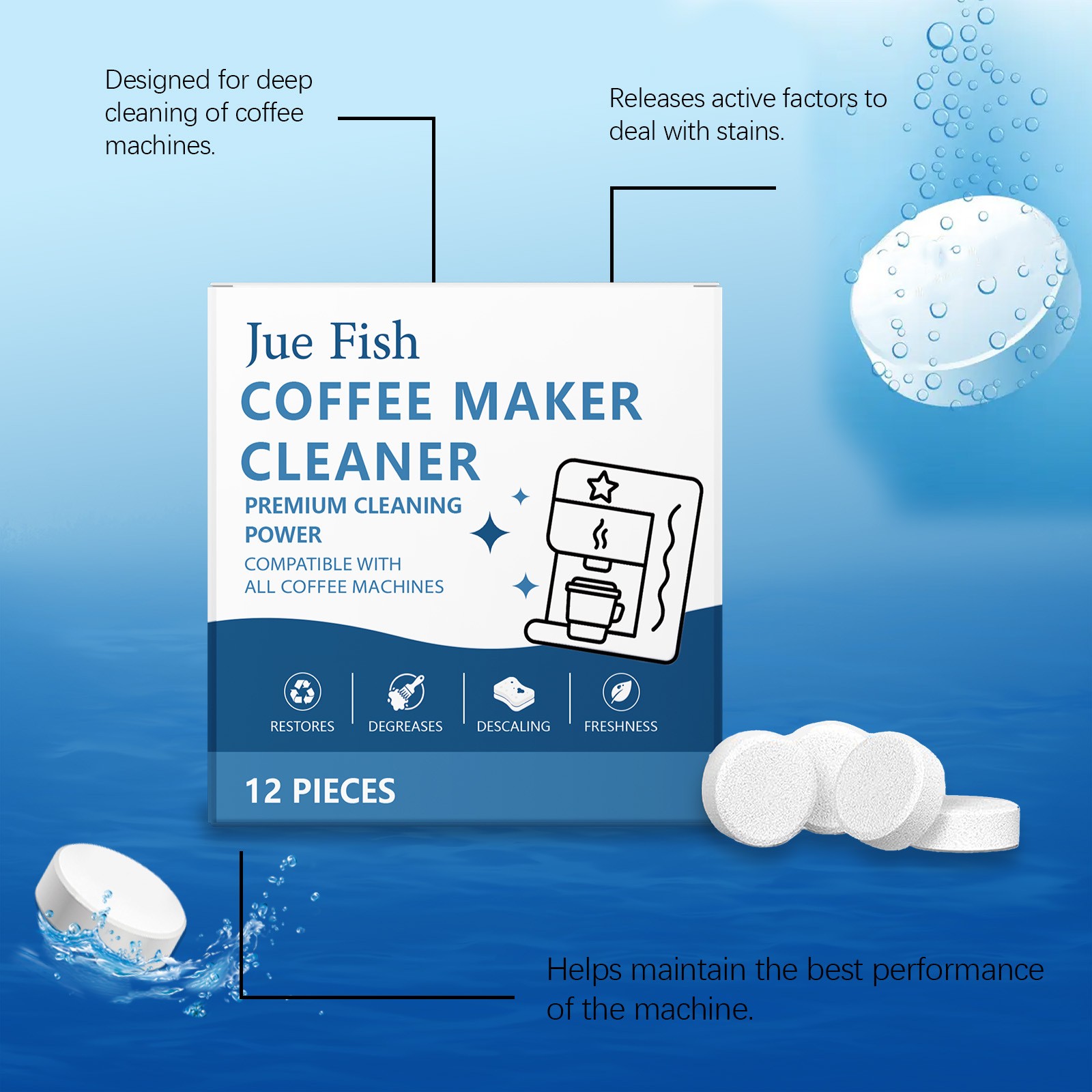 Kaffeemaschinen-Reinigungstabl – Backflush Tablet Cleaner Bewertung und Preis