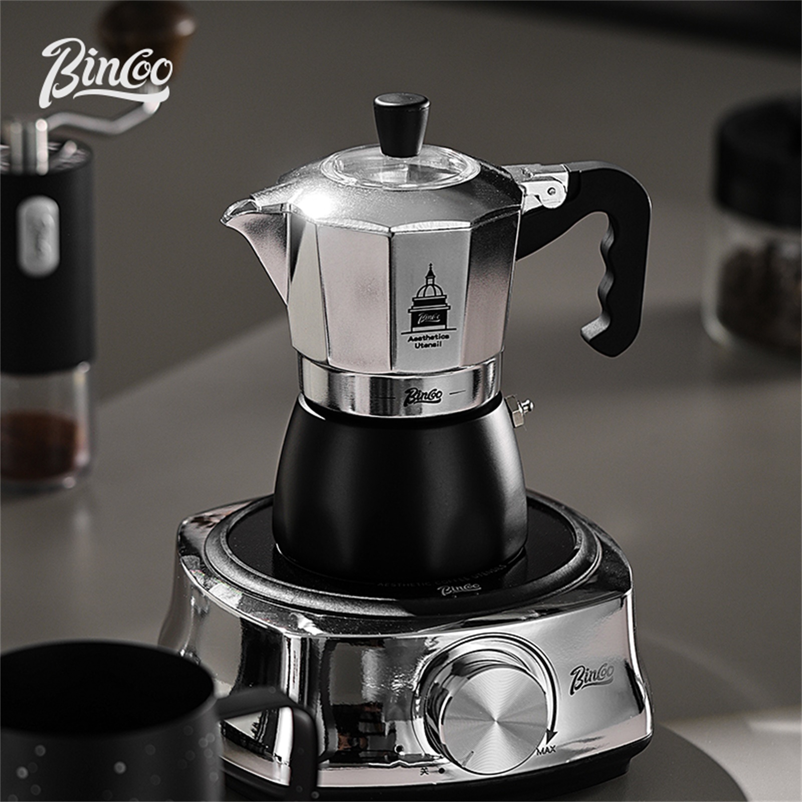 BINCOO Doppelventil-Moka-Topf, – Coffee Equipment Set Bewertung und Preis