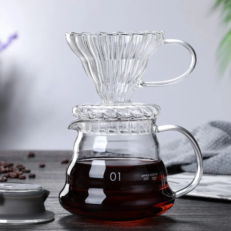 350/600/800ml hand gebrühte Ka – Coffee Equipment Set Bewertung und Preis